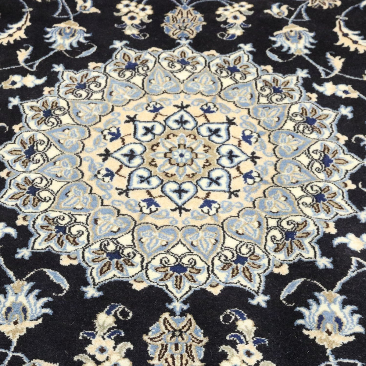 Perser Rug - Nain - 294 x 194 cm - dark blue