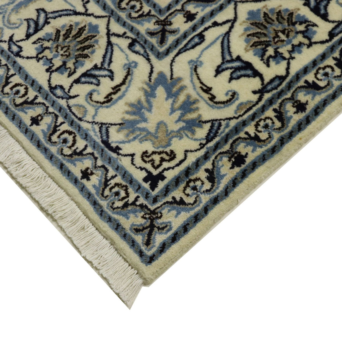 Perser Rug - Nain - 294 x 194 cm - dark blue