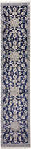 Runner Perser Rug - Nain - 387 x 77 cm - dark blue