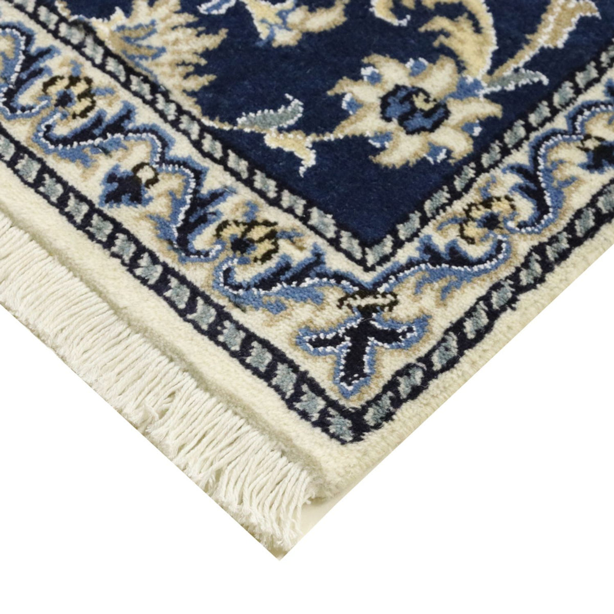 Runner Perser Rug - Nain - 387 x 77 cm - dark blue