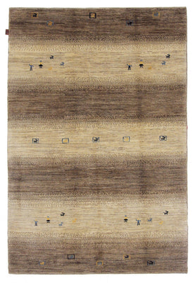 Gabbeh Rug - Loribaft Indus - 245 x 166 cm - dark beige