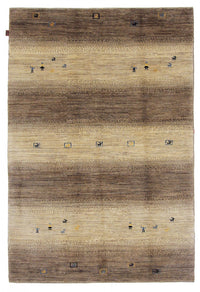 Gabbeh Rug - Loribaft Indus - 245 x 166 cm - dark beige