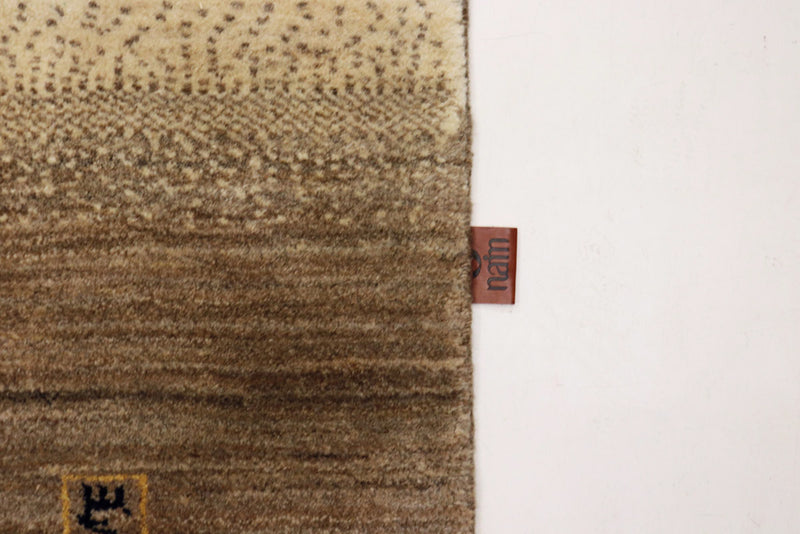 Gabbeh Rug - Loribaft Indus - 245 x 166 cm - dark beige