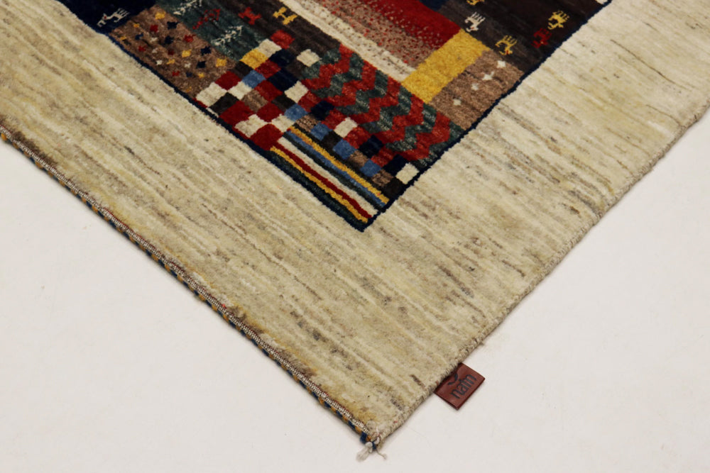 Gabbeh Rug - Loribaft Indus - 200 x 154 cm - multicolored