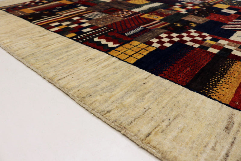 Gabbeh Rug - Loribaft Indus - 200 x 154 cm - multicolored