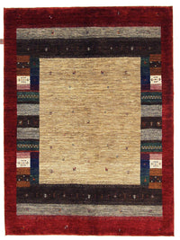 Gabbeh Rug - Loribaft Indus - 213 x 157 cm - beige
