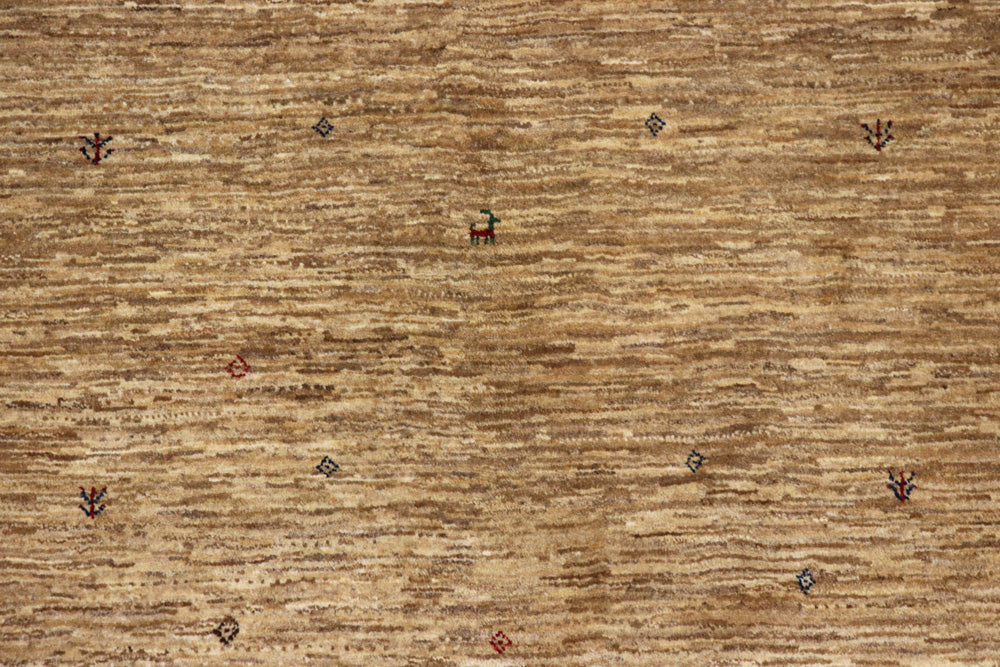 Gabbeh Rug - Loribaft Indus - 213 x 157 cm - beige