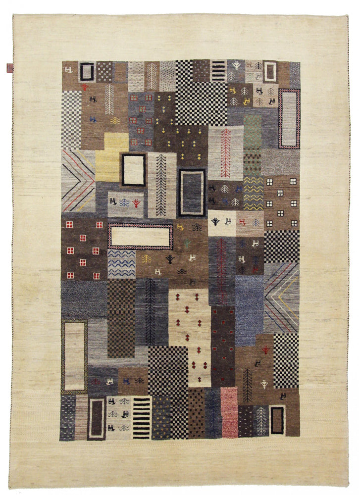 Gabbeh Rug - Loribaft Indus - 251 x 181 cm - multicolored