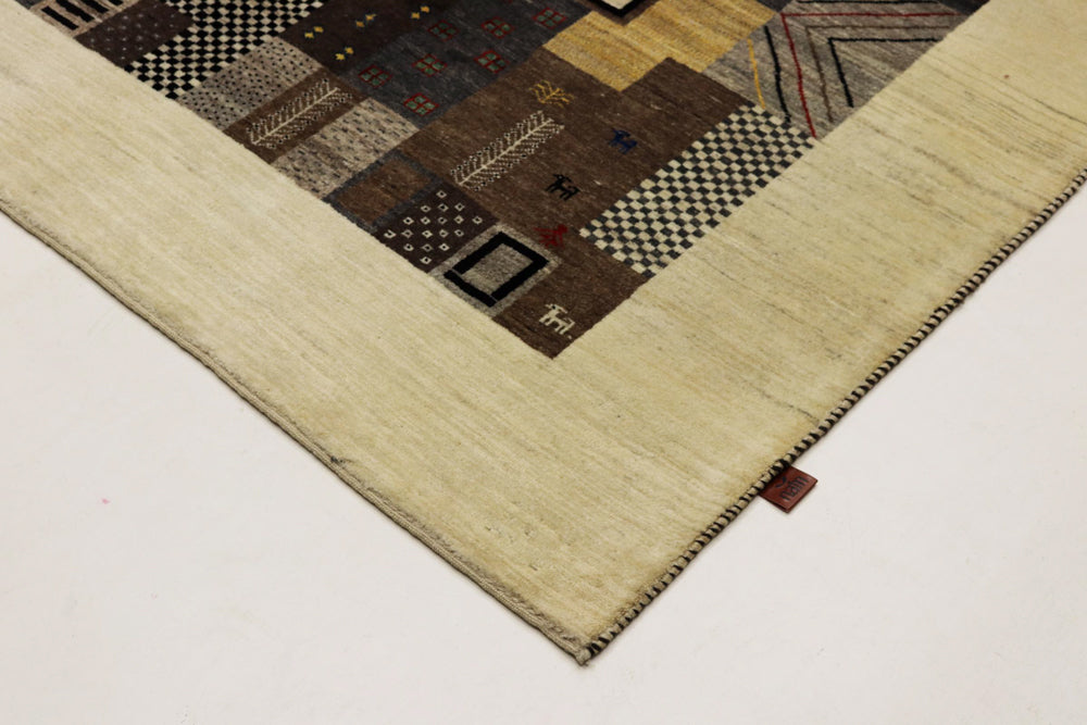 Gabbeh Rug - Loribaft Indus - 251 x 181 cm - multicolored