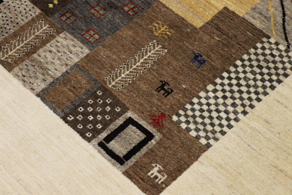 Gabbeh Rug - Loribaft Indus - 251 x 181 cm - multicolored