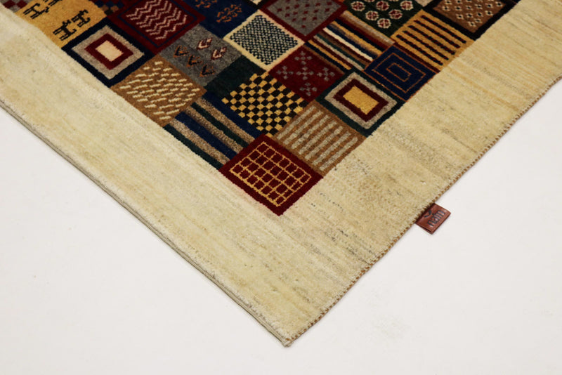 Gabbeh Rug - Loribaft Indus - 197 x 142 cm - multicolored
