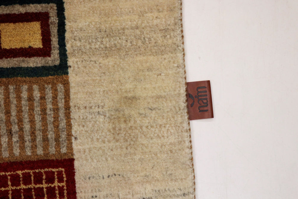 Gabbeh Rug - Loribaft Indus - 197 x 142 cm - multicolored