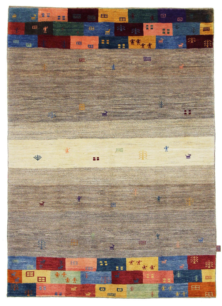 Gabbeh Rug - Loribaft Indus - 236 x 170 cm - multicolored