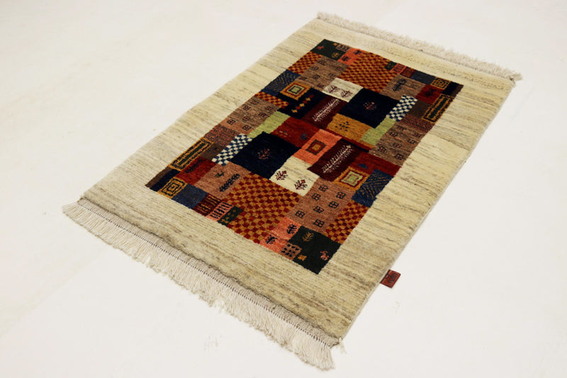Gabbeh Rug - Loribaft Indus - 127 x 85 cm - multicolored
