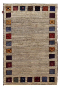 Gabbeh Rug - Loribaft Indus - 156 x 102 cm - beige