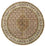 Oriental Rug - Tabriz round  - 150 x 150 cm - sand