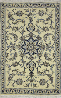 Perser Rug - Nain - 136 x 87 cm - sand