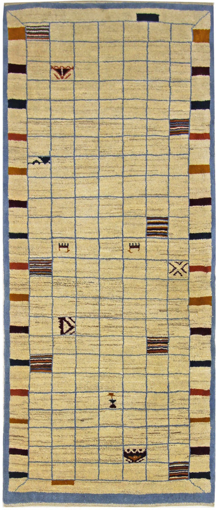 Runner Gabbeh Rug - Perser - 199 x 83 cm - sand