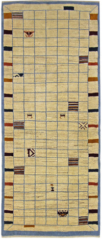 Runner Gabbeh Rug - Perser - 199 x 83 cm - sand