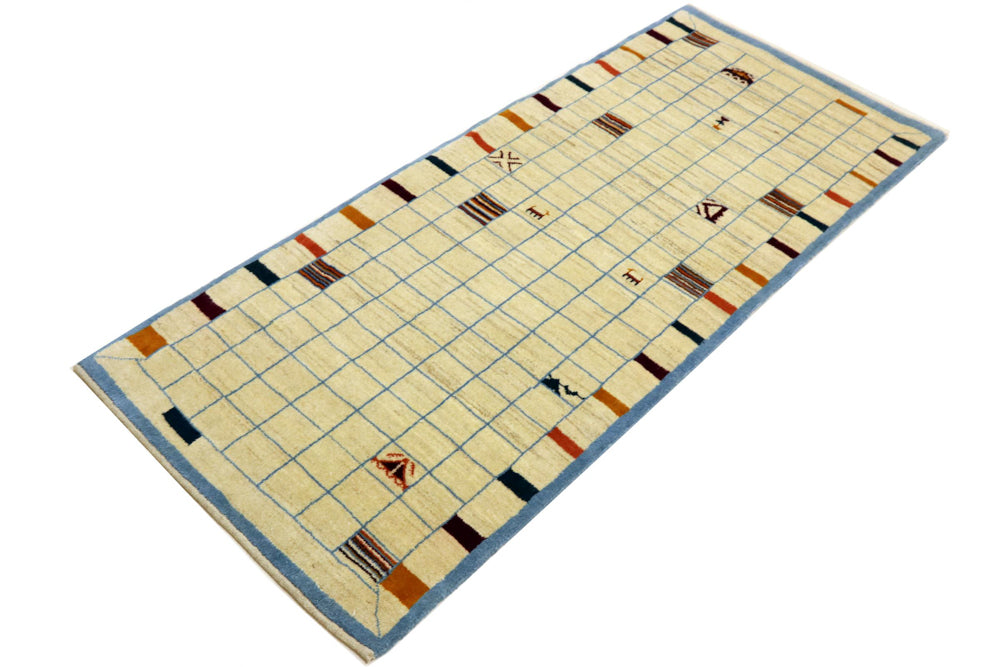 Runner Gabbeh Rug - Perser - 199 x 83 cm - sand