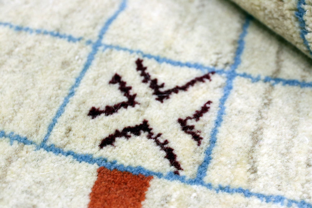 Runner Gabbeh Rug - Perser - 199 x 83 cm - sand