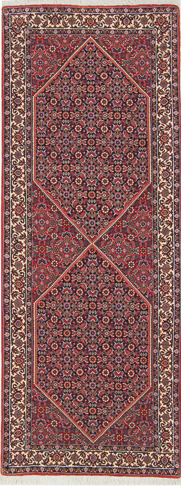 Runner Perser Rug - Bidjar - 200 x 75 cm - rust