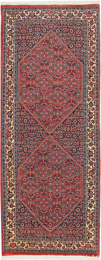 Runner Perser Rug - Bidjar - 200 x 78 cm - rust