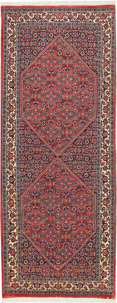 Runner Perser Rug - Bidjar - 200 x 78 cm - rust