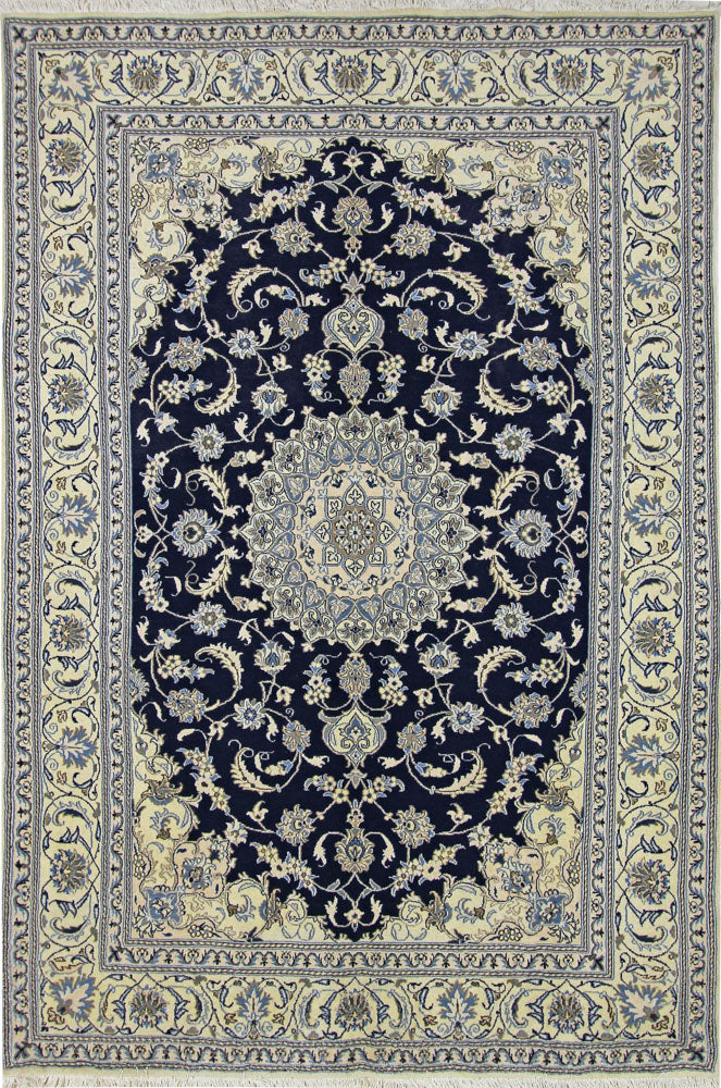 Perser Rug - Nain - Royal - 309 x 201 cm - dark blue