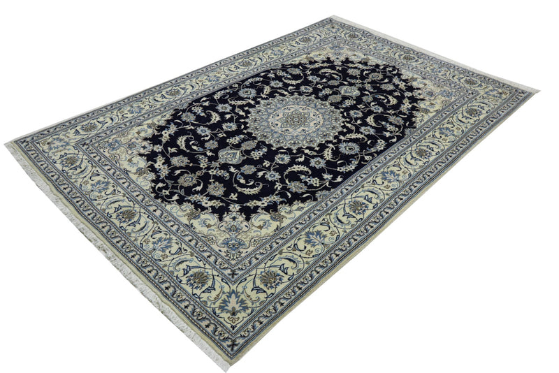 Perser Rug - Nain - Royal - 309 x 201 cm - dark blue