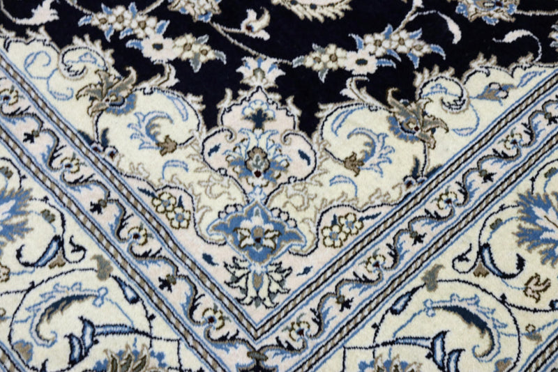 Perser Rug - Nain - Royal - 309 x 201 cm - dark blue