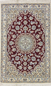 Perser Rug - Nain - Premium - 152 x 95 cm - red