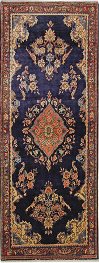 Runner Perser Rug - Nomadic - 297 x 111 cm - dark blue