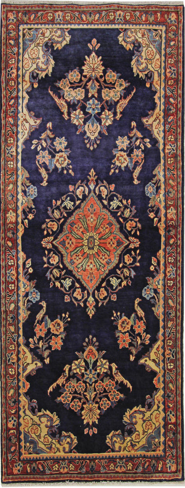 Runner Perser Rug - Nomadic - 297 x 111 cm - dark blue