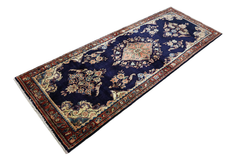 Runner Perser Rug - Nomadic - 297 x 111 cm - dark blue