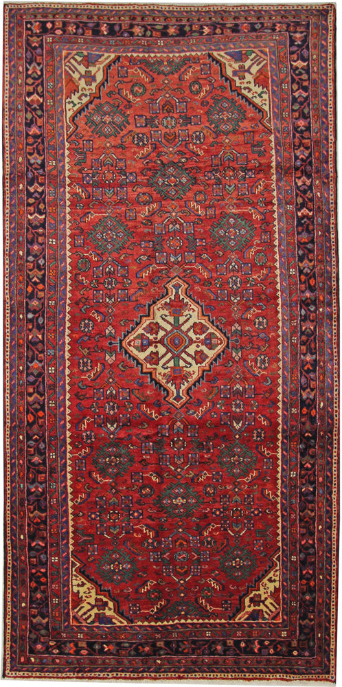 Perser Rug - Nomadic - 322 x 157 cm - red