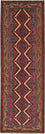 Runner Perser Rug - Nomadic - 260 x 87 cm - rust