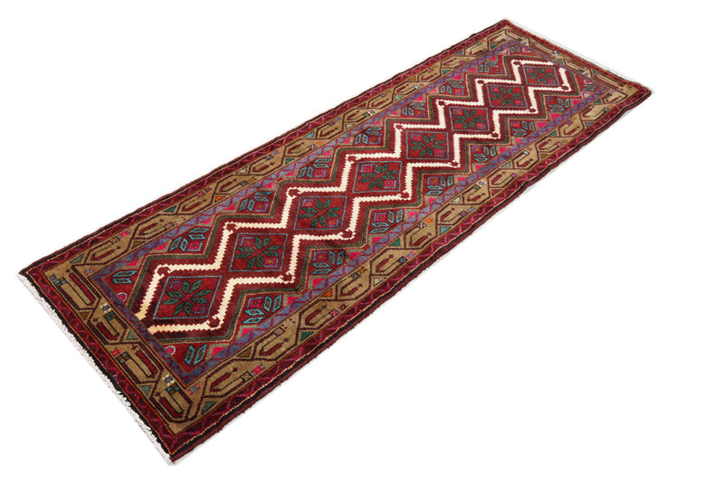 Runner Perser Rug - Nomadic - 260 x 87 cm - rust