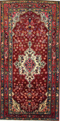 Perser Rug - Nomadic - 308 x 152 cm - red