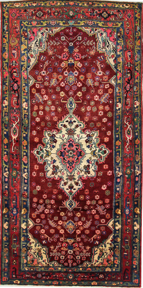 Perser Rug - Nomadic - 308 x 152 cm - red