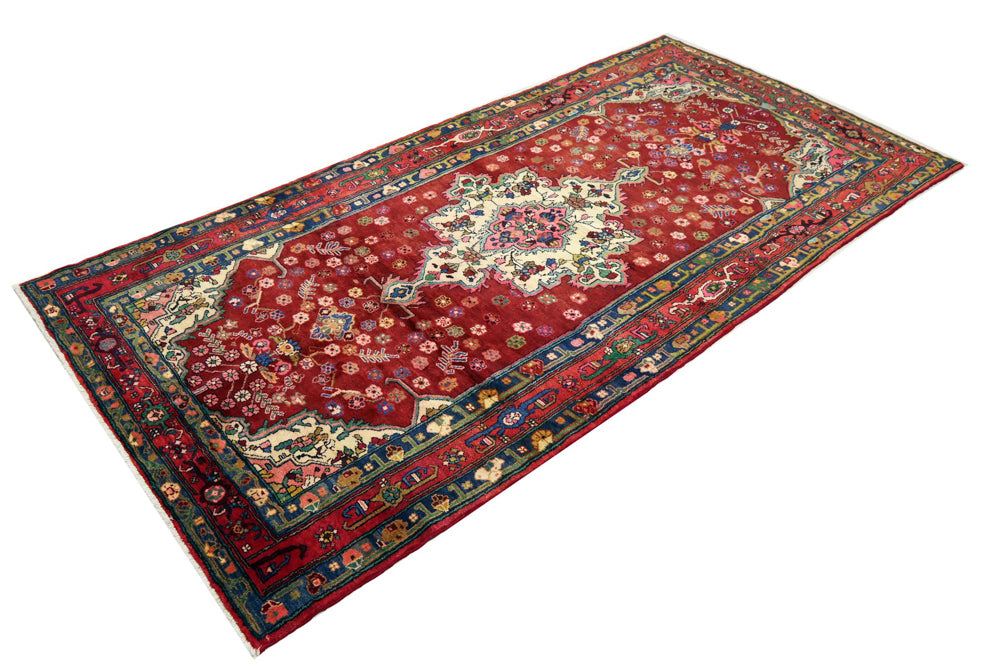 Perser Rug - Nomadic - 308 x 152 cm - red