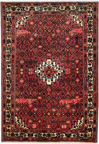 Perser Rug - Nomadic - 205 x 145 cm - red