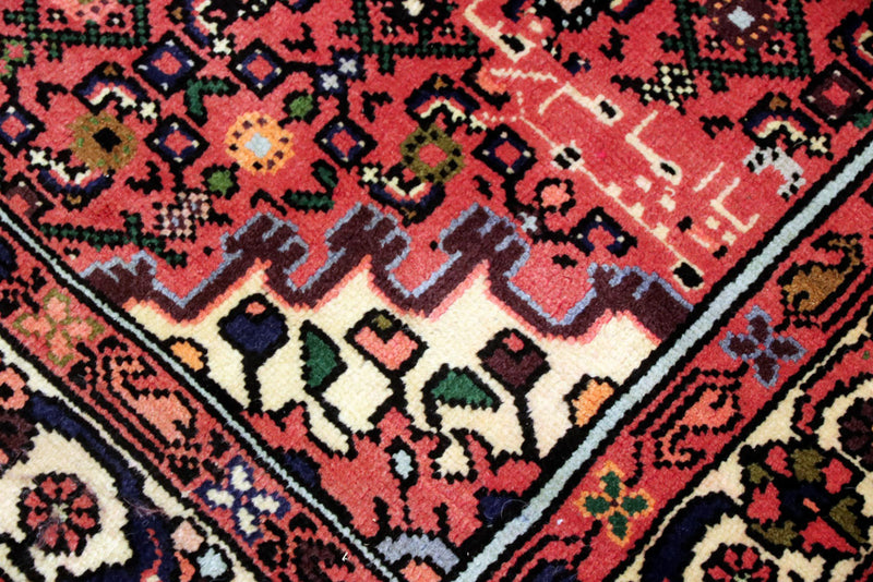 Perser Rug - Nomadic - 205 x 145 cm - red