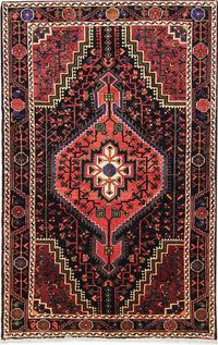 Perser Rug - Nomadic - 200 x 128 cm - dark red