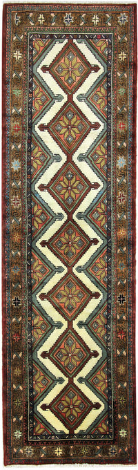 Runner Perser Rug - Nomadic - 286 x 83 cm - dark beige