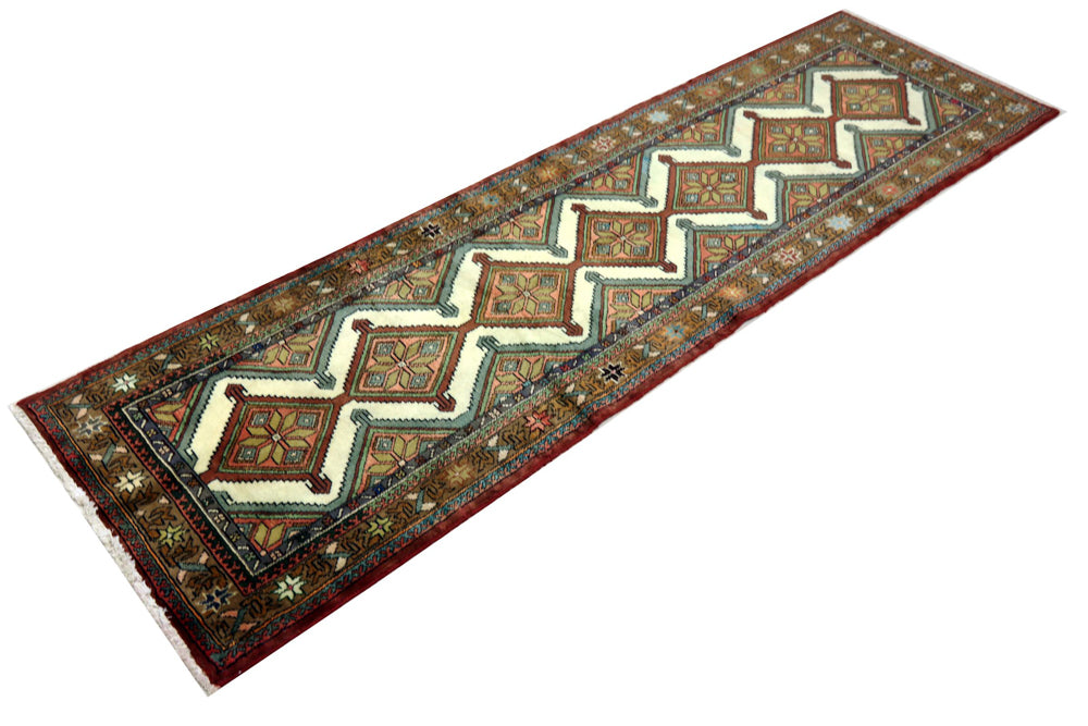 Runner Perser Rug - Nomadic - 286 x 83 cm - dark beige