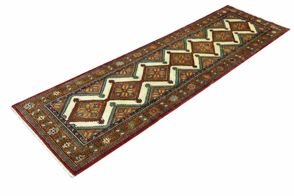 Runner Perser Rug - Nomadic - 286 x 83 cm - dark beige