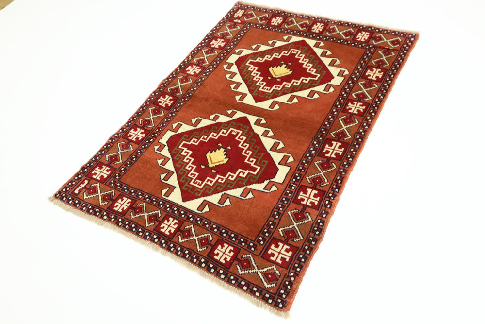 Perser Rug - Nomadic - 150 x 105 cm - terracotta
