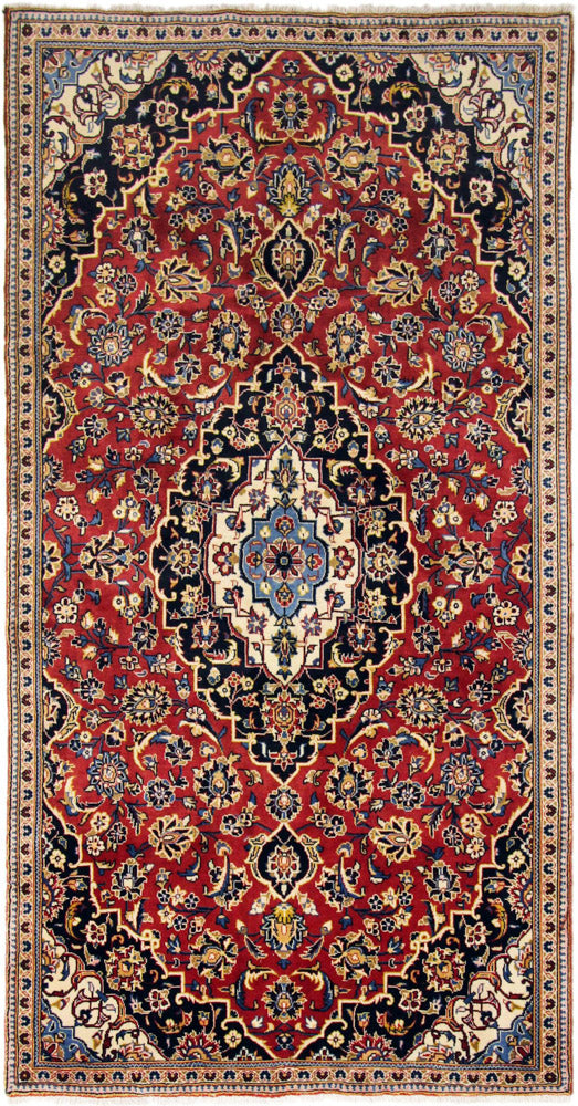 Perser Rug - Keshan - 260 x 136 cm - red