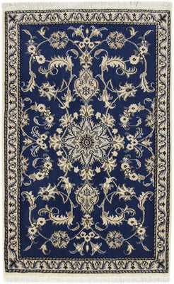 Perser Rug - Nain - 140 x 90 cm - dark blue